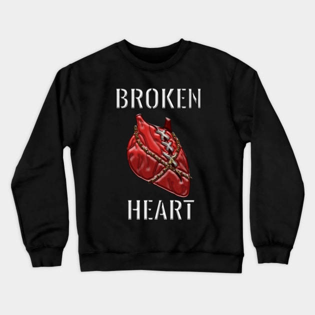 broken heart Crewneck Sweatshirt by DariaMT